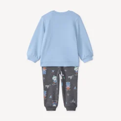 Jogging set met fleece ski-motief voor baby jongen