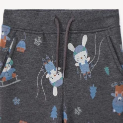 Jogging set met fleece ski-motief voor baby jongen