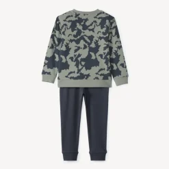 Jogging set met fleece ski patroon jongens