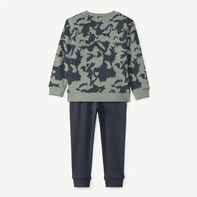Jogging set met fleece ski patroon jongens