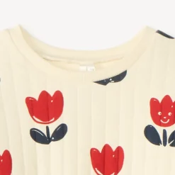 Jogging set met tulpenpatroon meisjes baby