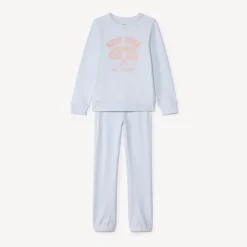 Joggingset van fleece met glinsterende print meisjes