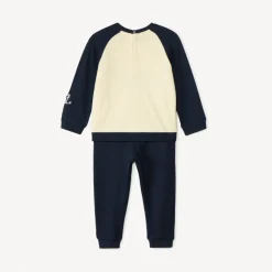 Joggingset van fleece met walvissenprint voor jongensbaby's