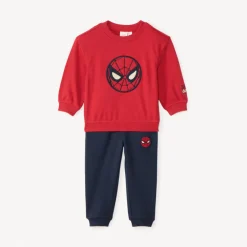 Joggingset van fleece Spiderman Marvel voor babyjongen