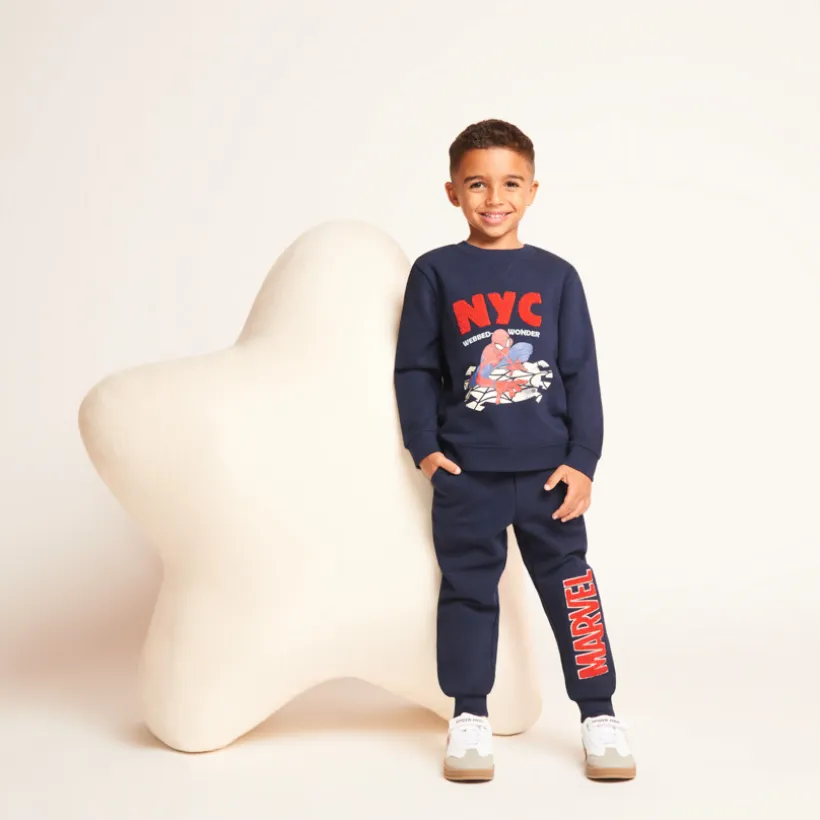 Joggingset van fleece Spider-Man Marvel jongens