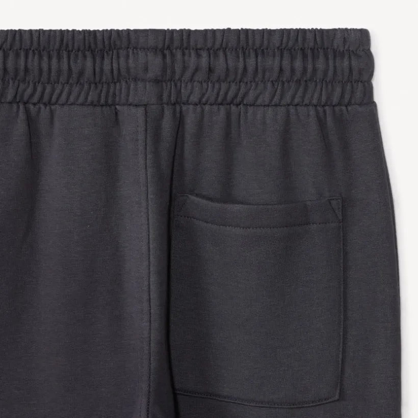 Joggingset van geborsteld katoen met bedrukte sweatshirt jongens