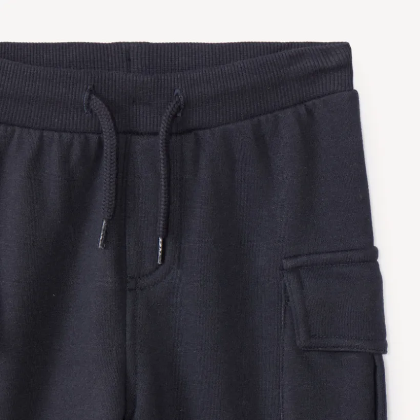 Jogging set voor babyjongen met fancy badstof patch