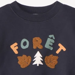 Jogging set voor babyjongen met fancy badstof patch