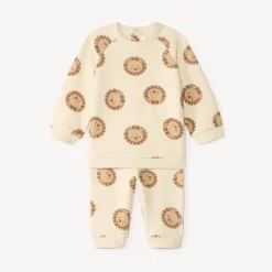 Jogging set voor babyjongen met leeuwenprint