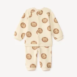 Jogging set voor babyjongen met leeuwenprint