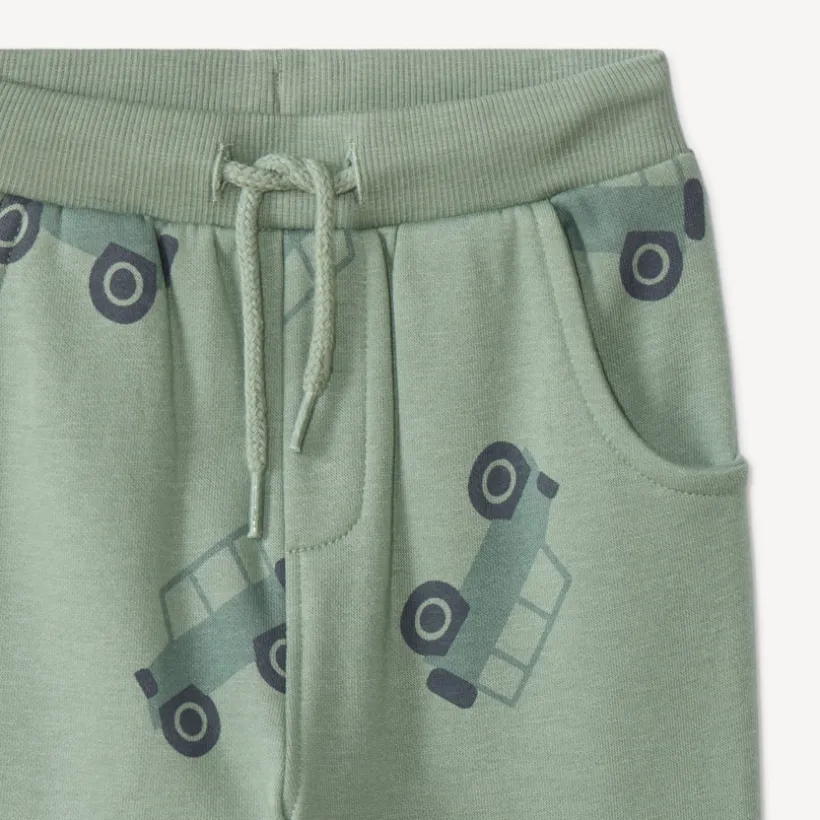 Joggingset voorBabyjongen met autoafdruk
