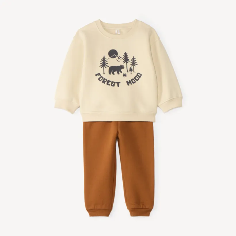 Jogging set voor baby jongens met fantasieprint