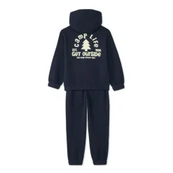 Jogging set voor jongens met een rits en een fantasieprint.