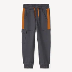 Joggings in biokleur met zakken jongens