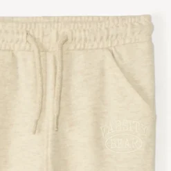 Jogging unicolore en molleton avec découpes pour garçon bébé