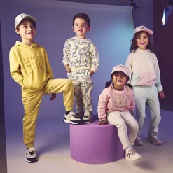 Jogging van effen fleece jongens