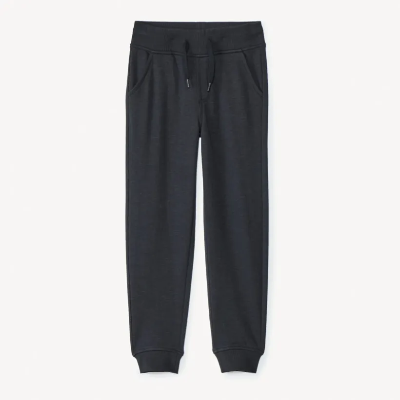 Jogging van effen fleece jongens