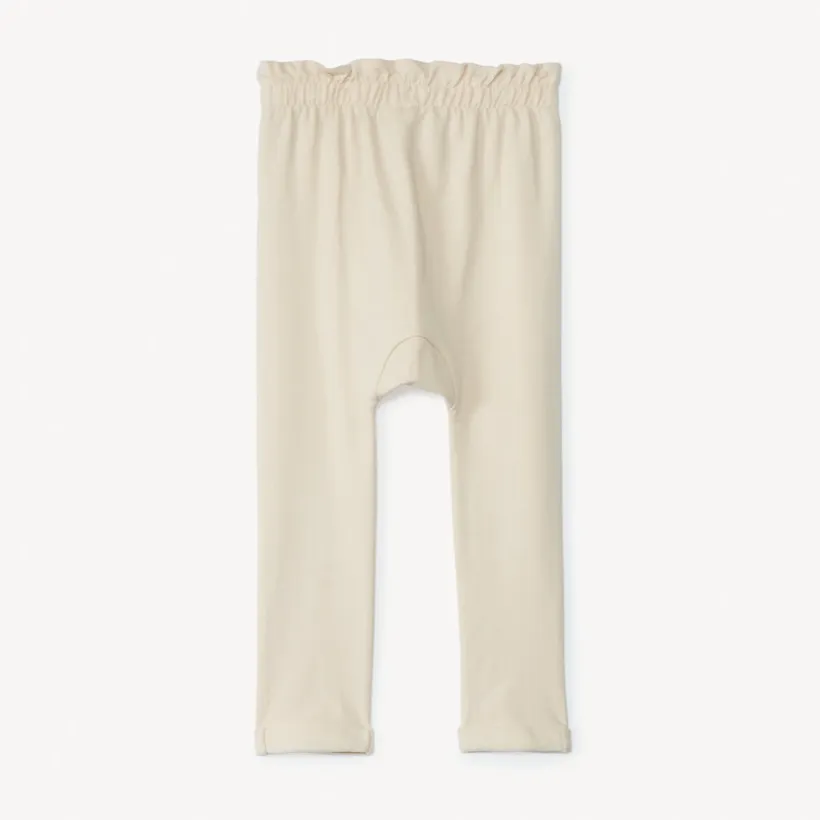 Jogging van fleece met een volants taille voor meisjesbaby's