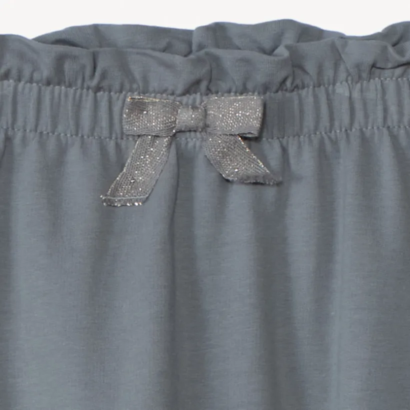 Jogging van fleece met een volants taille voor meisjesbaby's