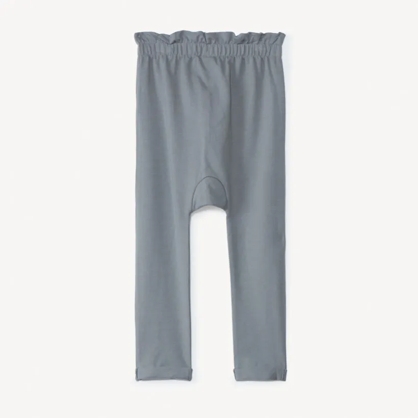 Jogging van fleece met een volants taille voor meisjesbaby's