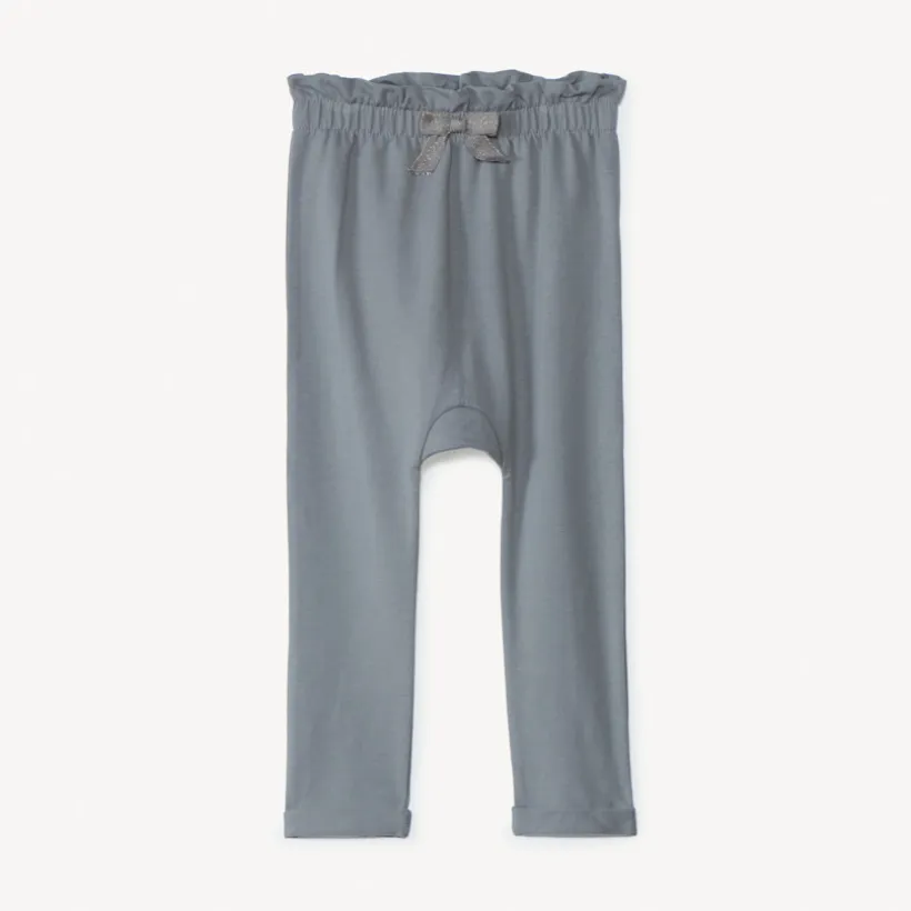 Jogging van fleece met een volants taille voor meisjesbaby's