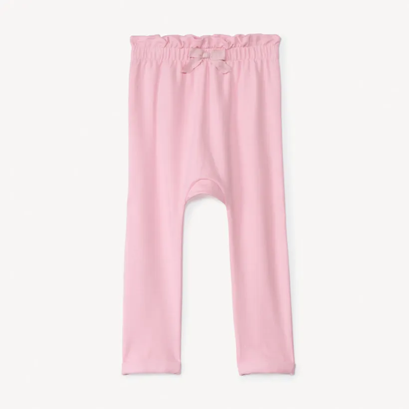 Jogging van fleece met een volants taille voor meisjesbaby's