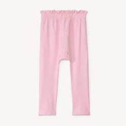 Jogging van fleece met een volants taille voor meisjesbaby's