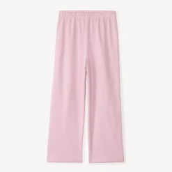 Jogging wijd in bedrukt fleece meisjes