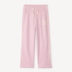 Jogging wijd in bedrukt fleece meisjes