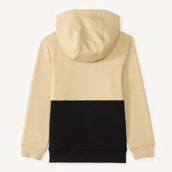 Jongen hoodie met bicolor rits kraag