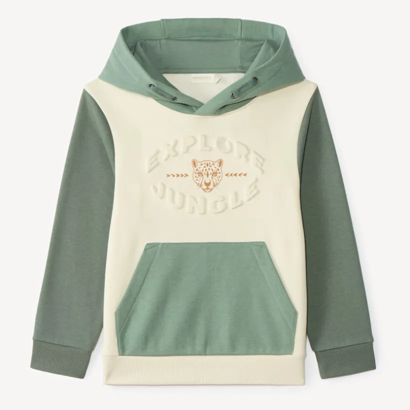 Jongen kleurblok sweatshirt