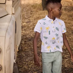 Jongens bermuda met jeanslook