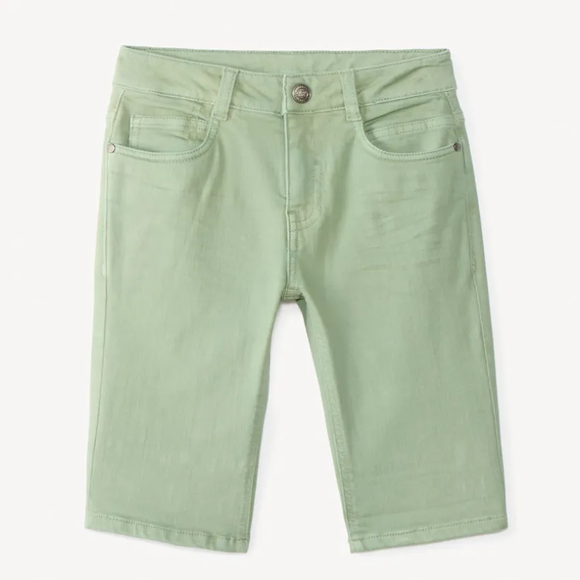 Jongens bermuda met jeanslook