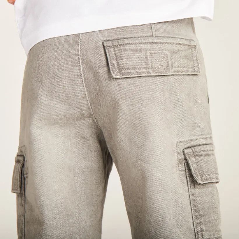 Jongens cargo jeans bermuda