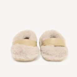 Jongens pantoffels stijl klompschoen met voering en patch