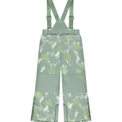Jongens ski broek met afneembare bretels en print