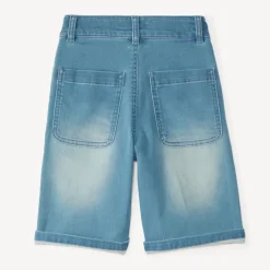 Jongens spijker bermuda shorts