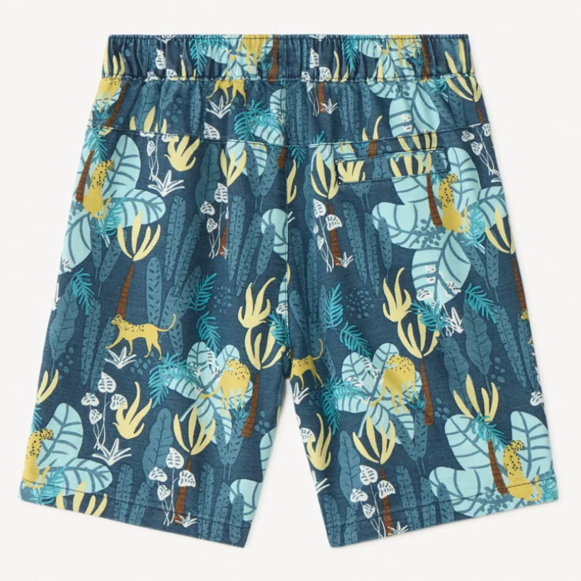 Jungle bedrukt bermuda jongens