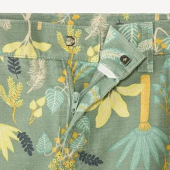 Jungleprint canvas bermuda voor jongen