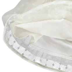 Jupe en tulle volanté avec sequins fleurs irisés pour bébé fille