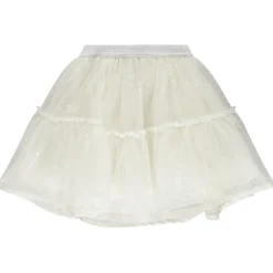 Jupe en tulle volanté avec sequins fleurs irisés pour bébé fille