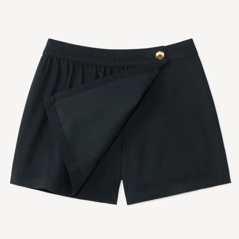 Jupe-short meisjes met portefeuille-effect