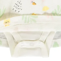Jurk body 2 in 1 met jungleprint voor meisjes