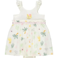 Jurk body 2 in 1 met jungleprint voor meisjes