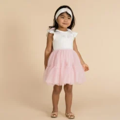 Jurk 2-in-1 effect met vlindervleugels meisjes
