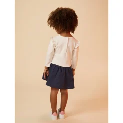 Jurk 2 in 1 fantasieprint voor baby meisjes
