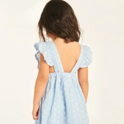 Jurkje met volantjes en Engelse broderie meisjes.