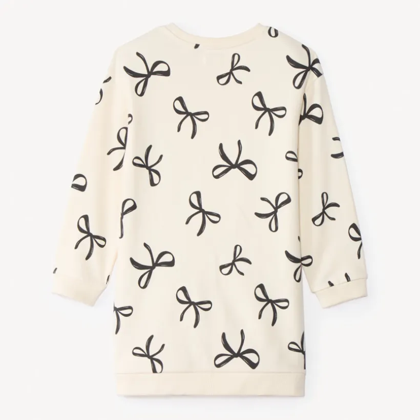 Jurkje van fleece met knopenprint meisjes
