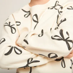 Jurkje van fleece met knopenprint meisjes
