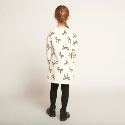 Jurkje van fleece met knopenprint meisjes